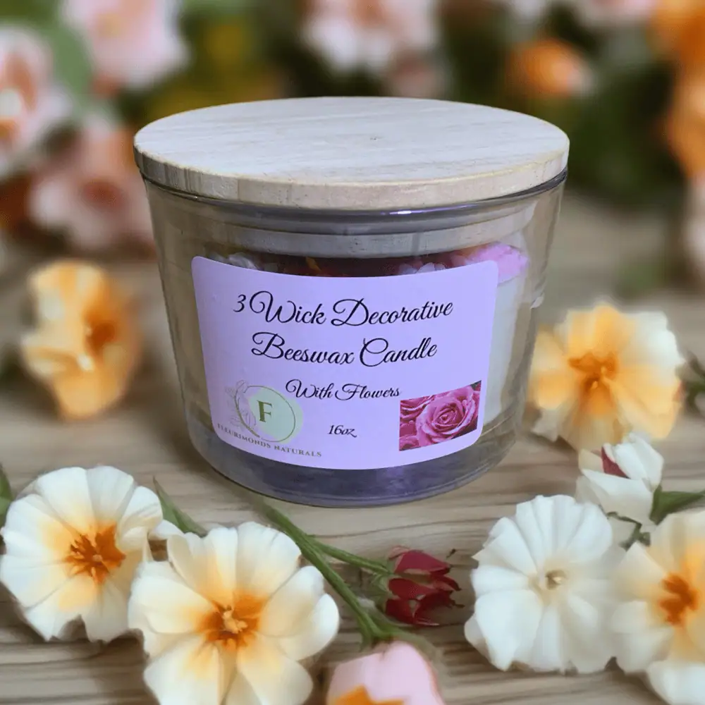 3 Wick Decorative Candles