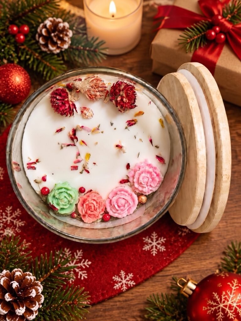 3 Wick Decorative Candles