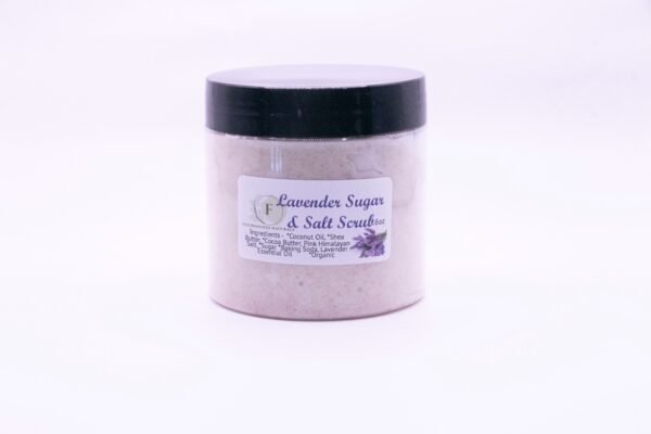 Lavender Sugar Salt Scrub