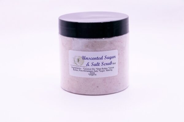 Unscented Sugar Salt Scrub