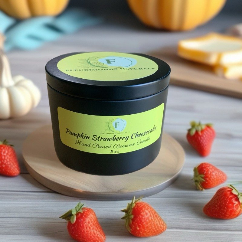 Pumpkin Strawberry Cheesecake