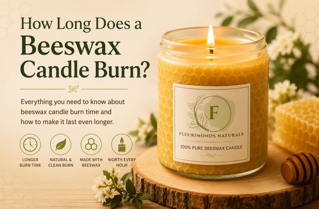 beeswax candle burn time